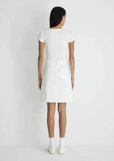  Mavi Valerie Casual Kırık Beyaz Jean Etek 1319887100