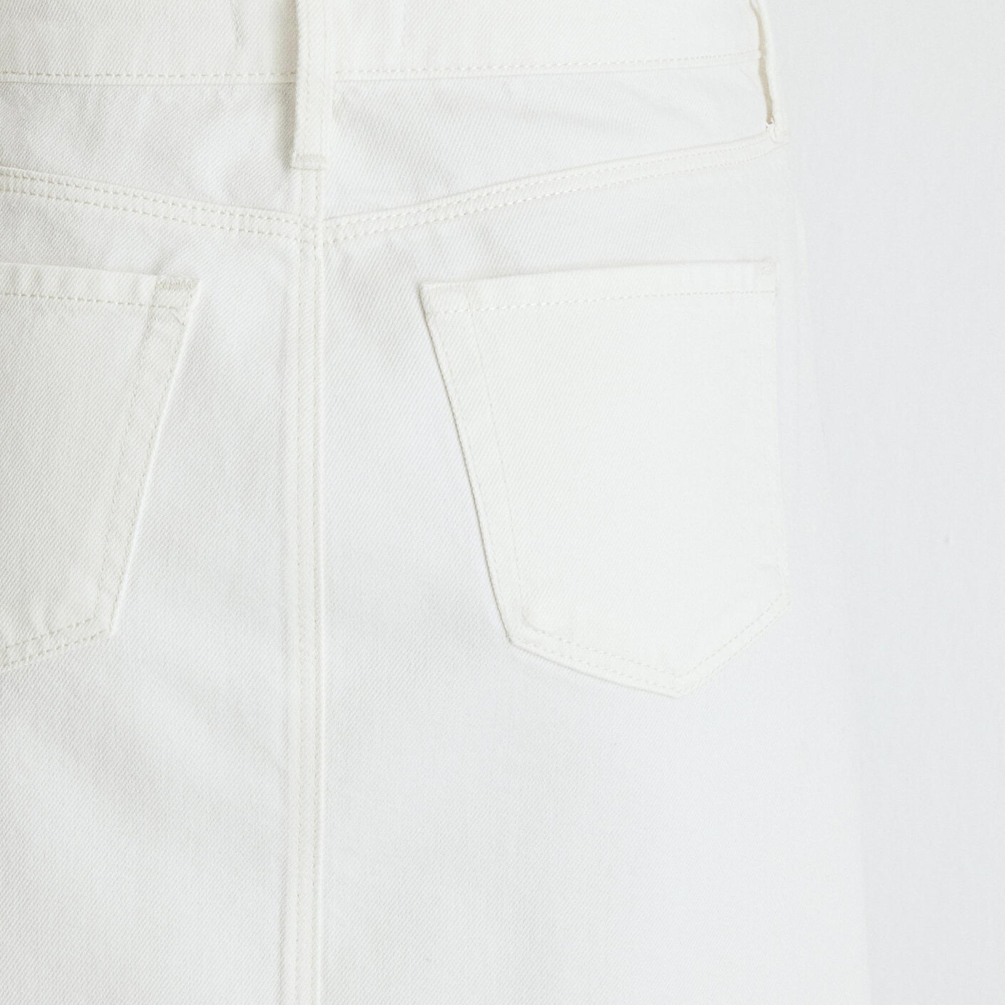 Mavi Valerie Casual Kırık Beyaz Jean Etek 1319887100