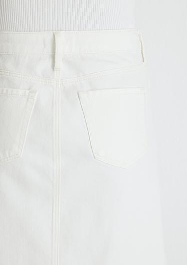  Mavi Valerie Casual Kırık Beyaz Jean Etek 1319887100