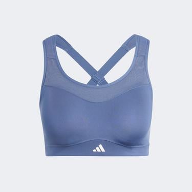  adidas TLRD İmpact Training High Support Kadın Mavi Bra