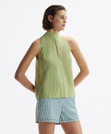  Beli Lastikli Duble Paça Kısa Şort