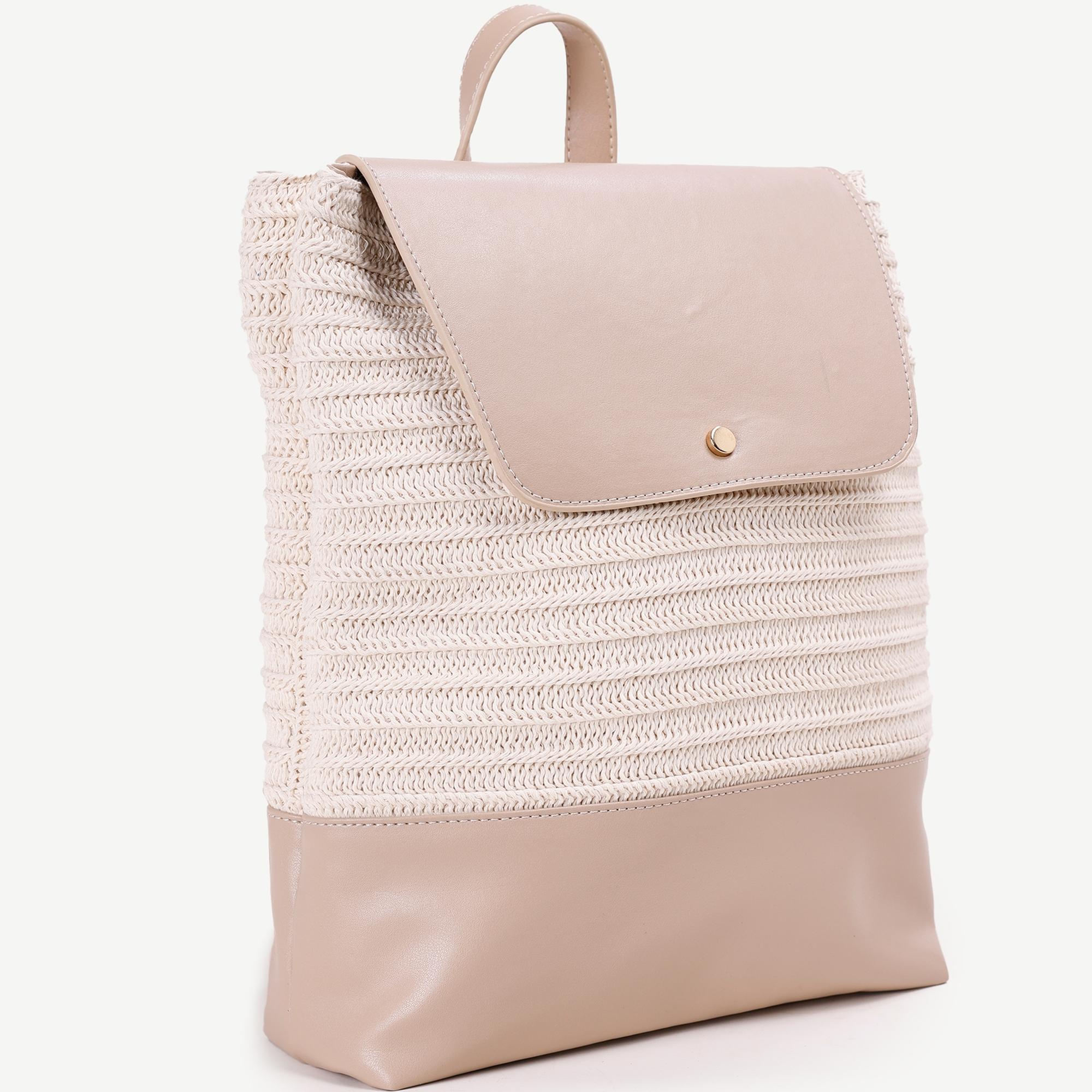 Pamuklu Örgü Kumaş Sırt Çantası