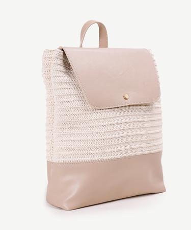  Pamuklu Örgü Kumaş Sırt Çantası