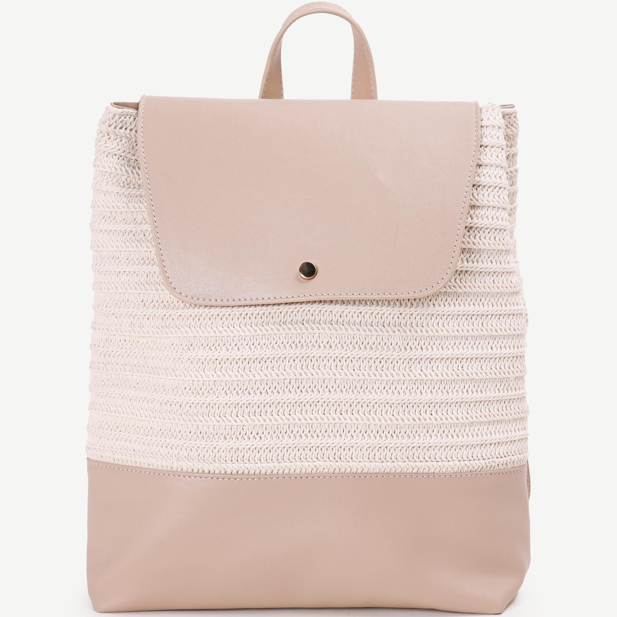 Pamuklu Örgü Kumaş Sırt Çantası