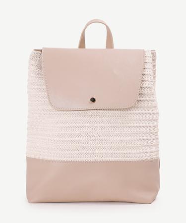  Pamuklu Örgü Kumaş Sırt Çantası