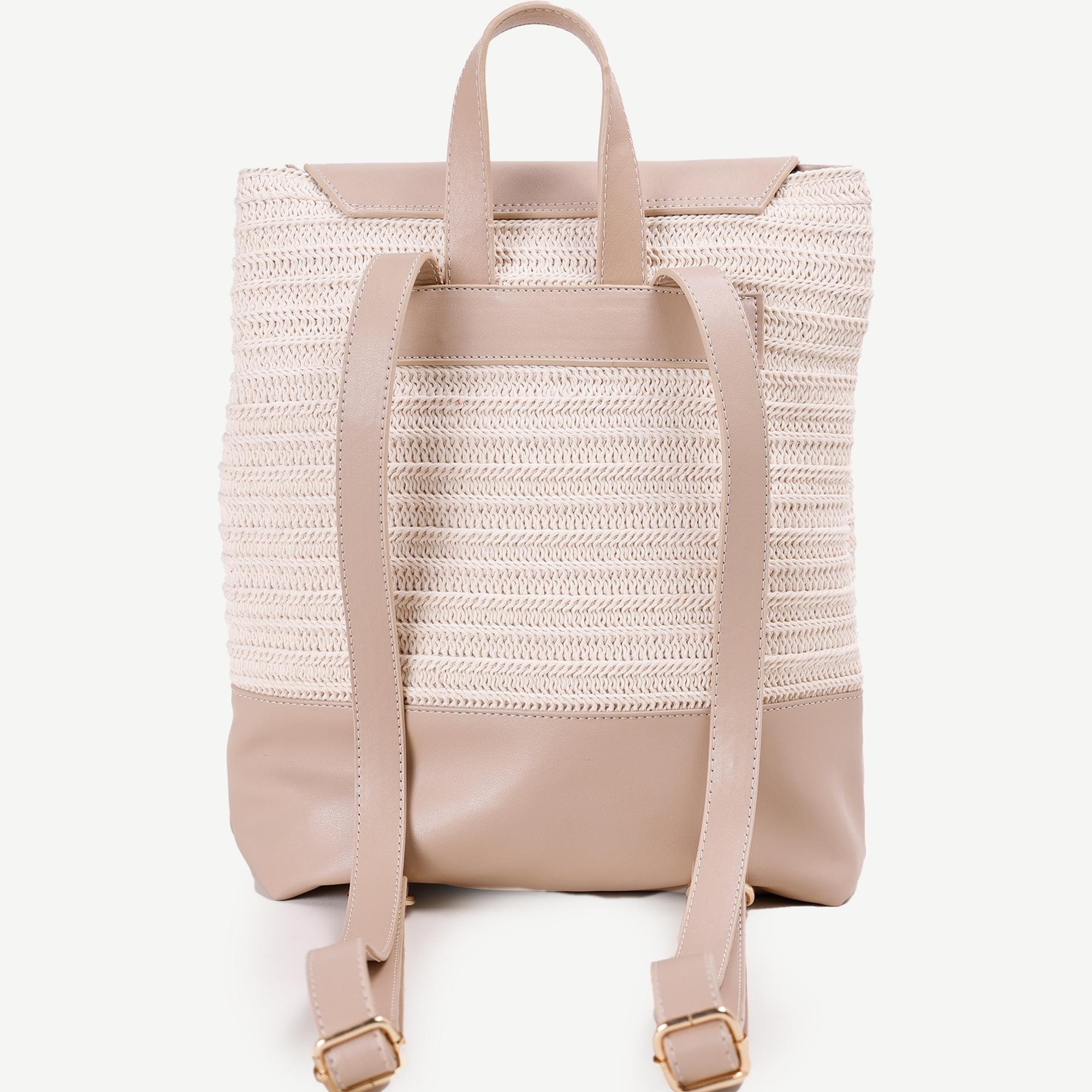 Pamuklu Örgü Kumaş Sırt Çantası