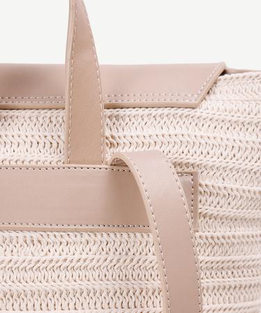  Pamuklu Örgü Kumaş Sırt Çantası