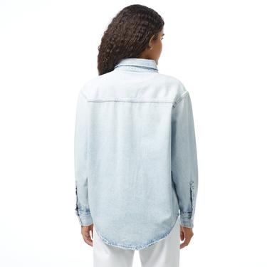  Calvin Klein Jeans Kadın Mavi Gömlek