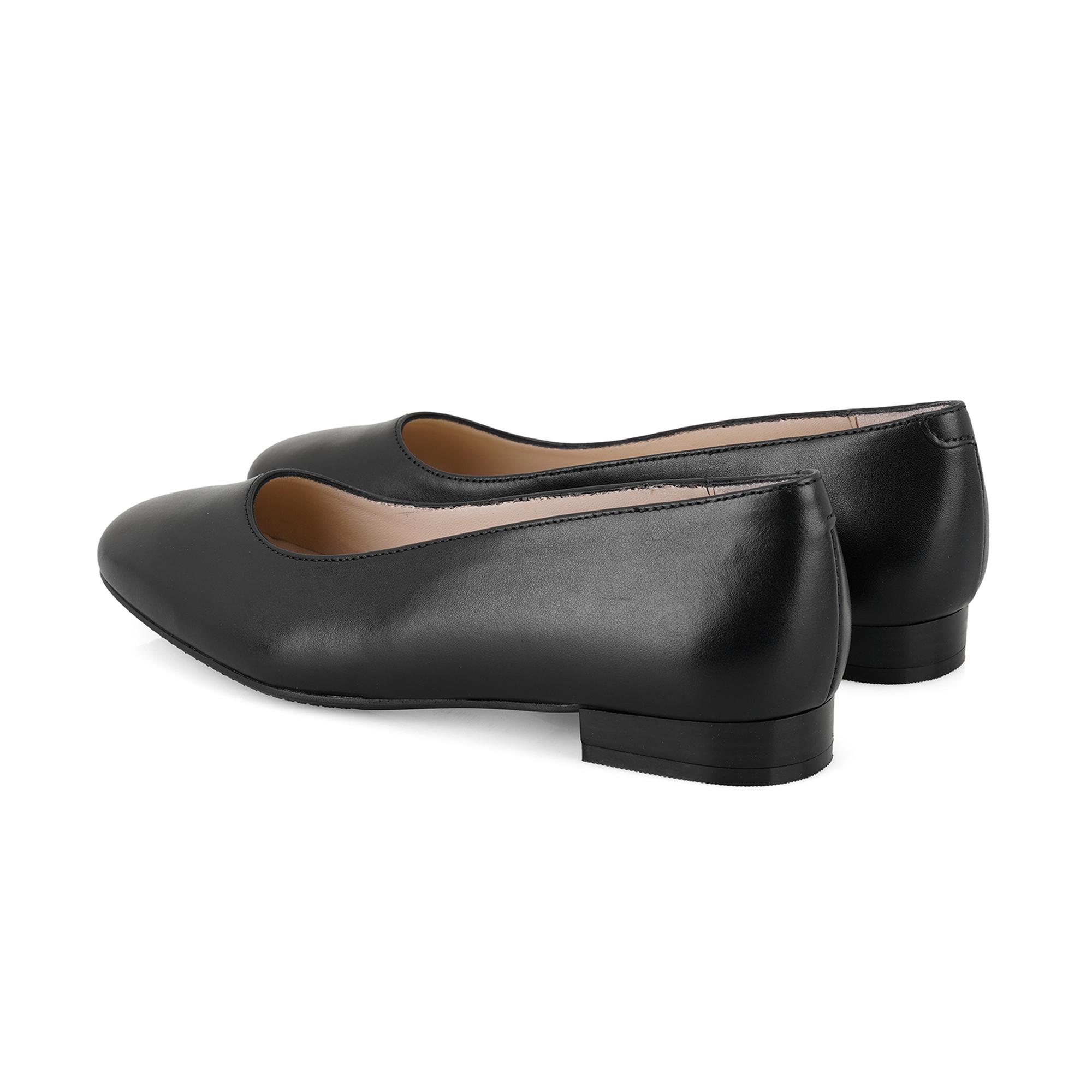 Kadın Siyah DesaComfort Deri Babet