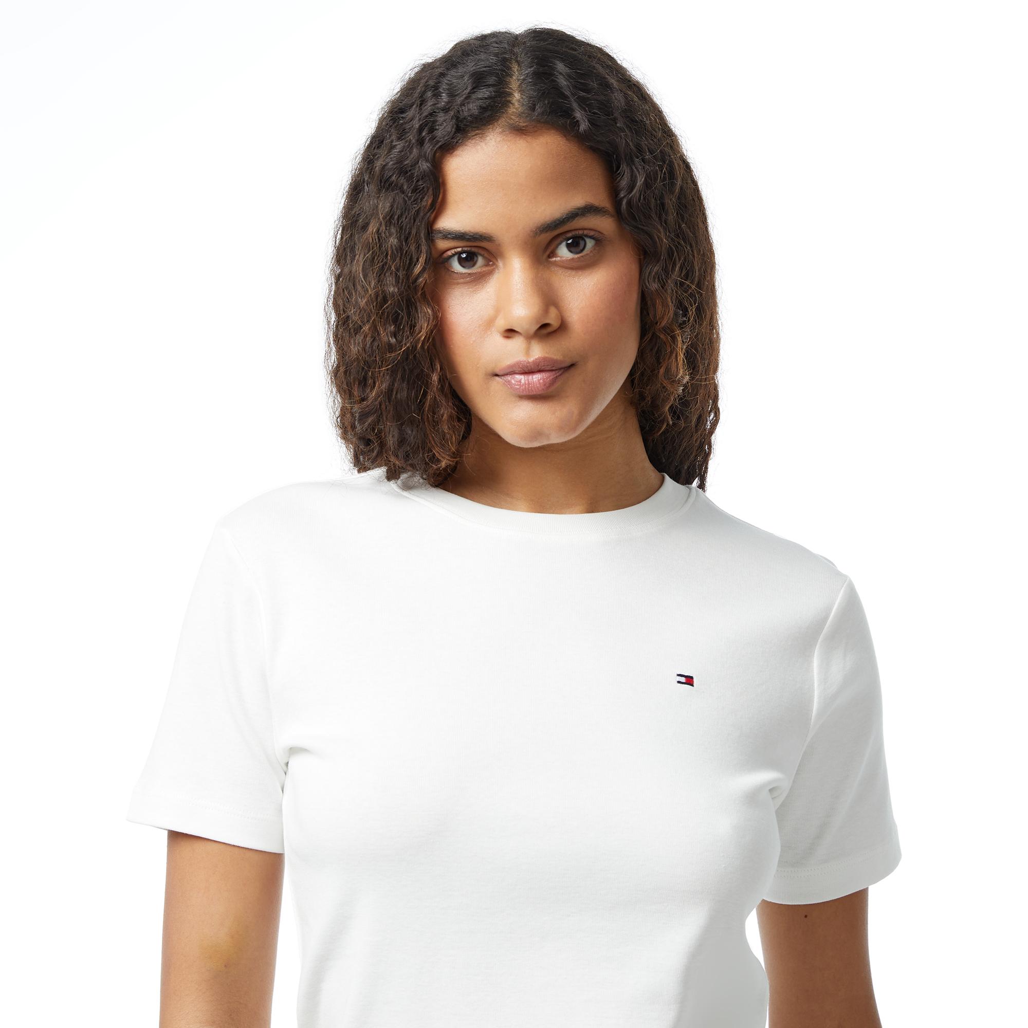 Tommy Hilfiger Cody Kadın Beyaz T-Shirt