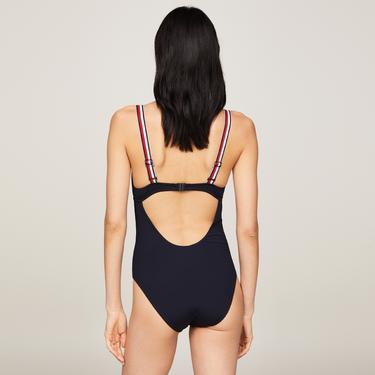  Tommy Hilfiger Triangle Kadın Lacivert Mayo