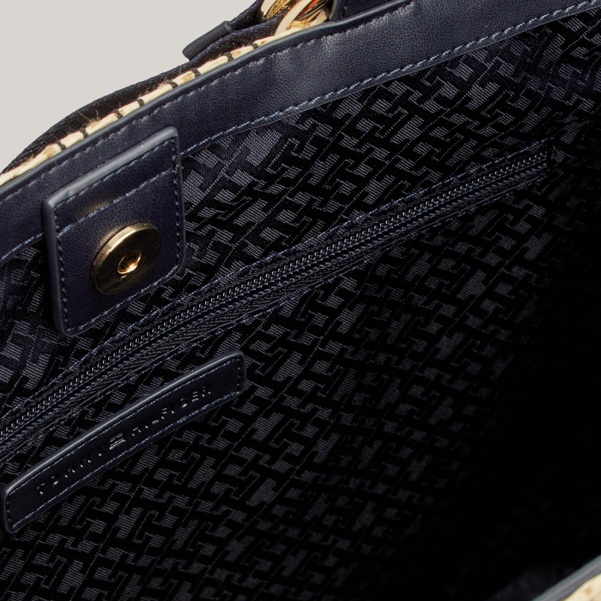 Tommy Hilfiger City Mono Mono Kadın Bej El Çantası