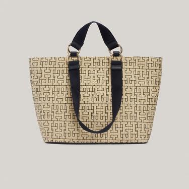  Tommy Hilfiger City Mono Mono Kadın Bej El Çantası