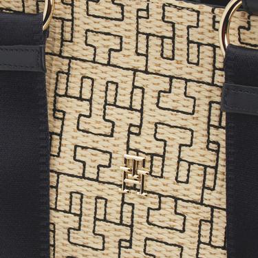  Tommy Hilfiger City Mono Mono Kadın Bej El Çantası