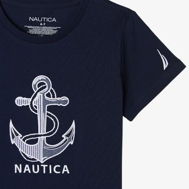  Nautica Erkek Çocuk Lacivert Standart Fit T-Shirt