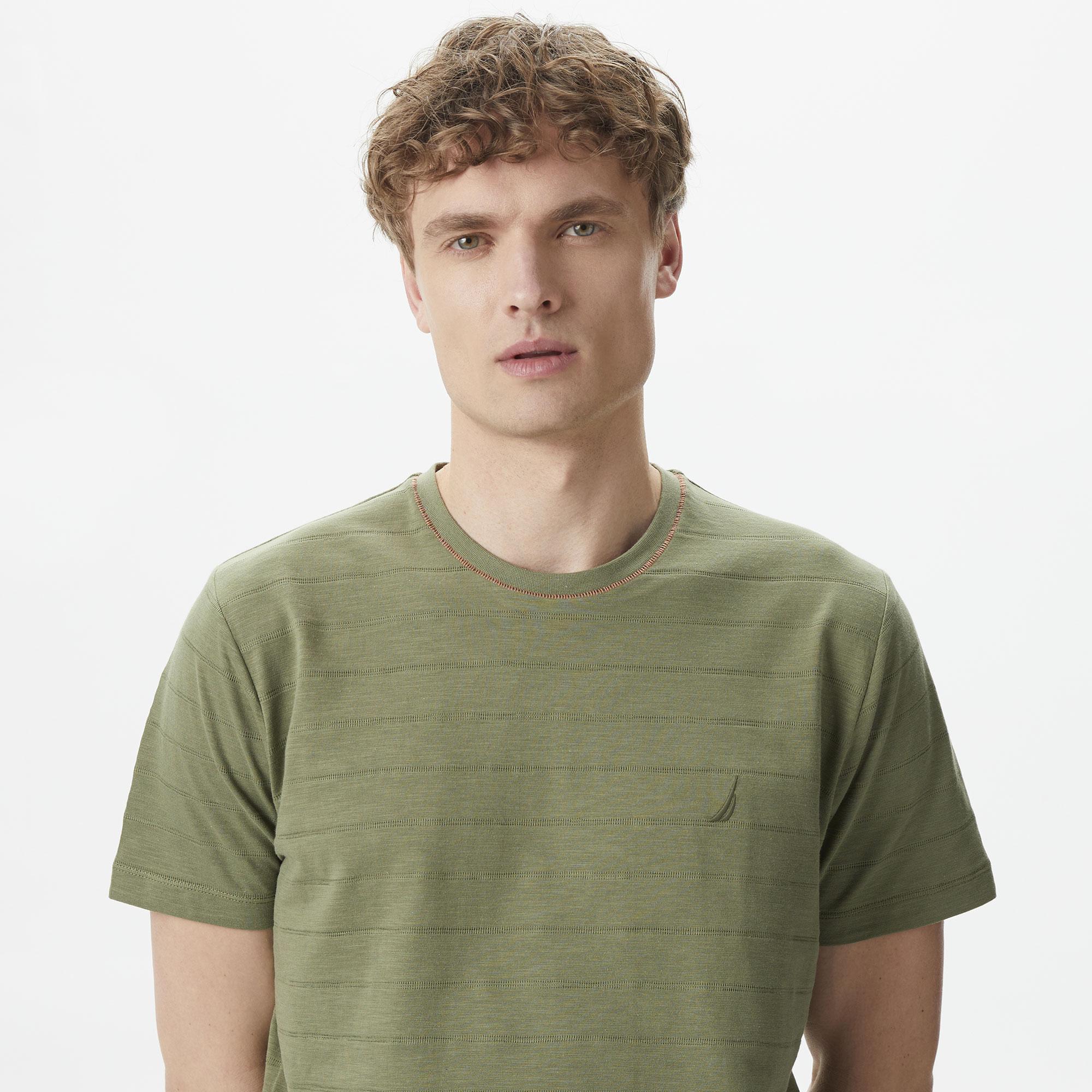 Nautica Erkek Yeşil Standart Fit T-Shirt