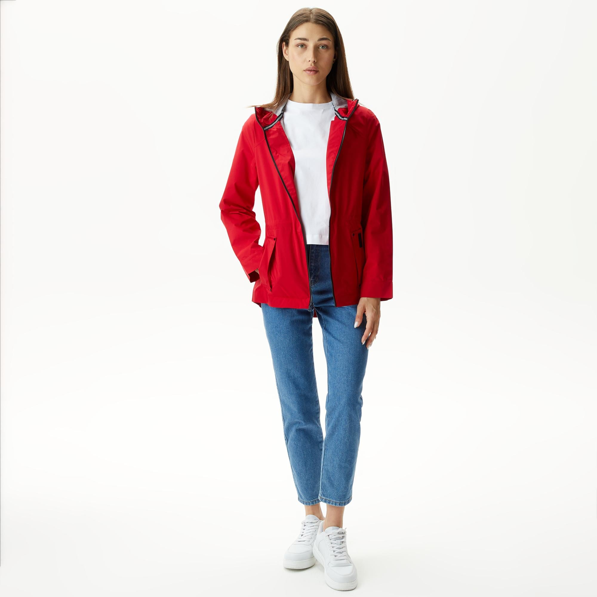 Nautica Kadın Kırmızı Yağmurluk