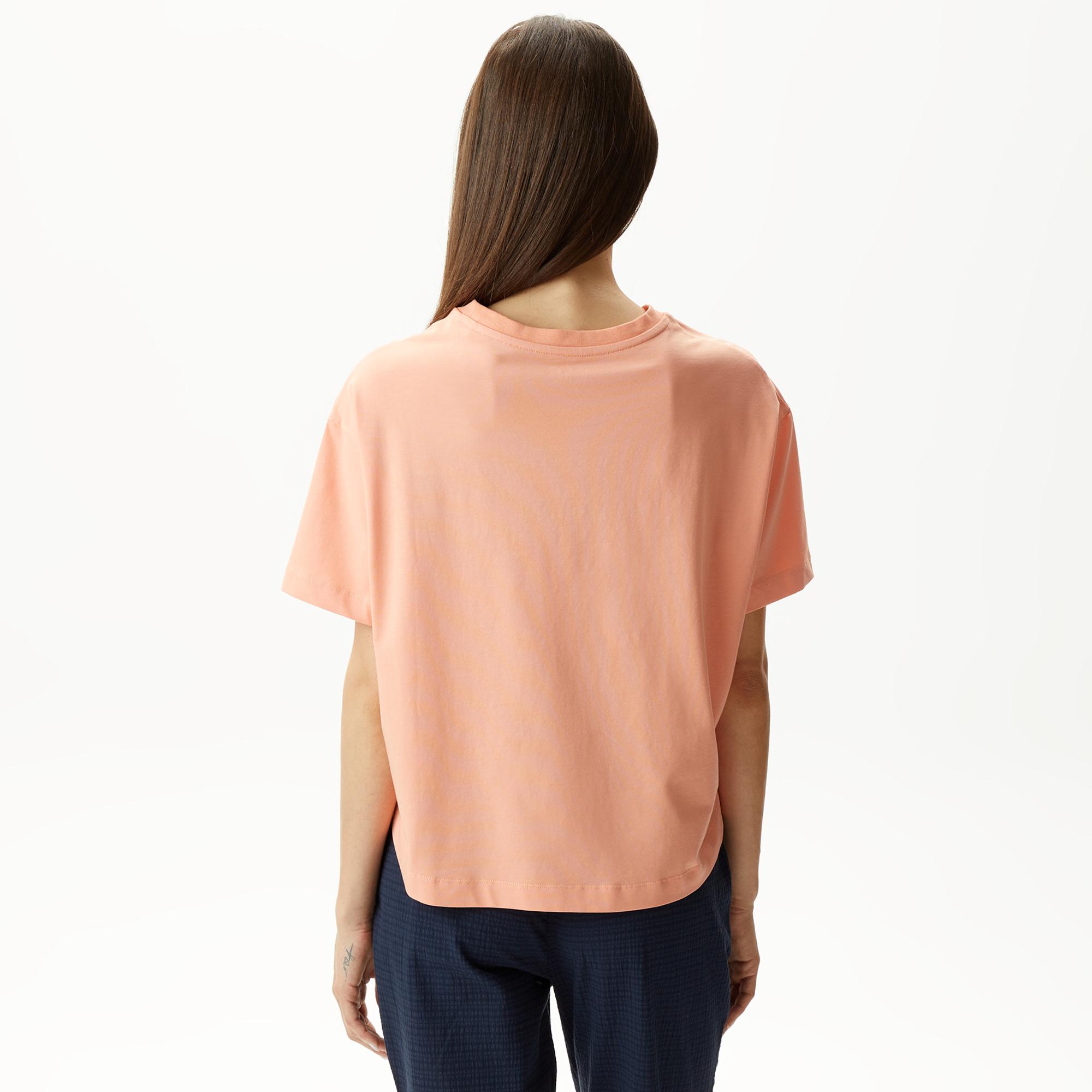 Nautica Kadın Turuncu Relaxed Fit T-Shirt