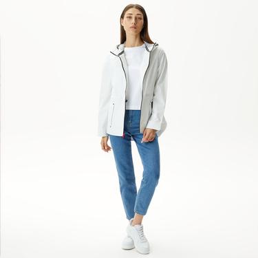  Nautica Kadın Beyaz Yağmurluk