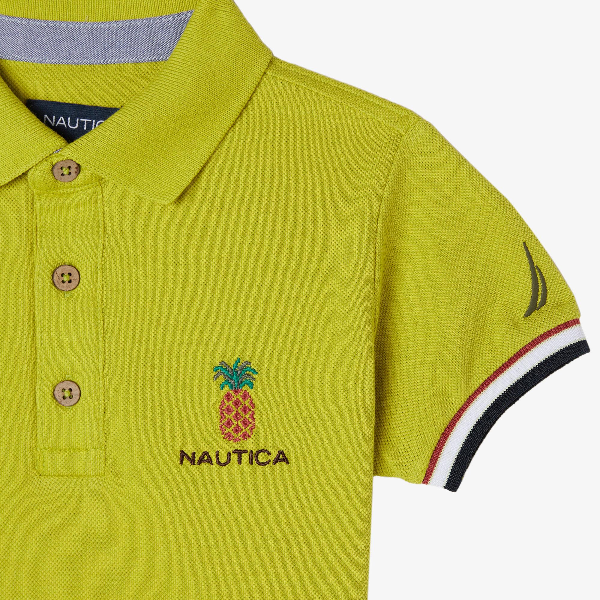 Nautica Erkek Çocuk Yeşil Kısa Kollu Polo