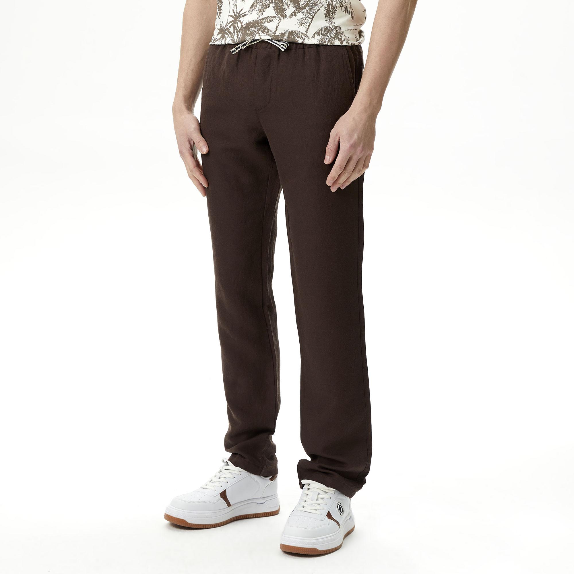 Nautica Erkek Kahverengi Classic Fit Pantolon