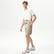 Nautica Erkek Bej Classic Fit Keten Bermuda