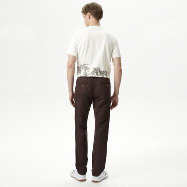  Nautica Erkek Kahverengi Classic Fit Pantolon