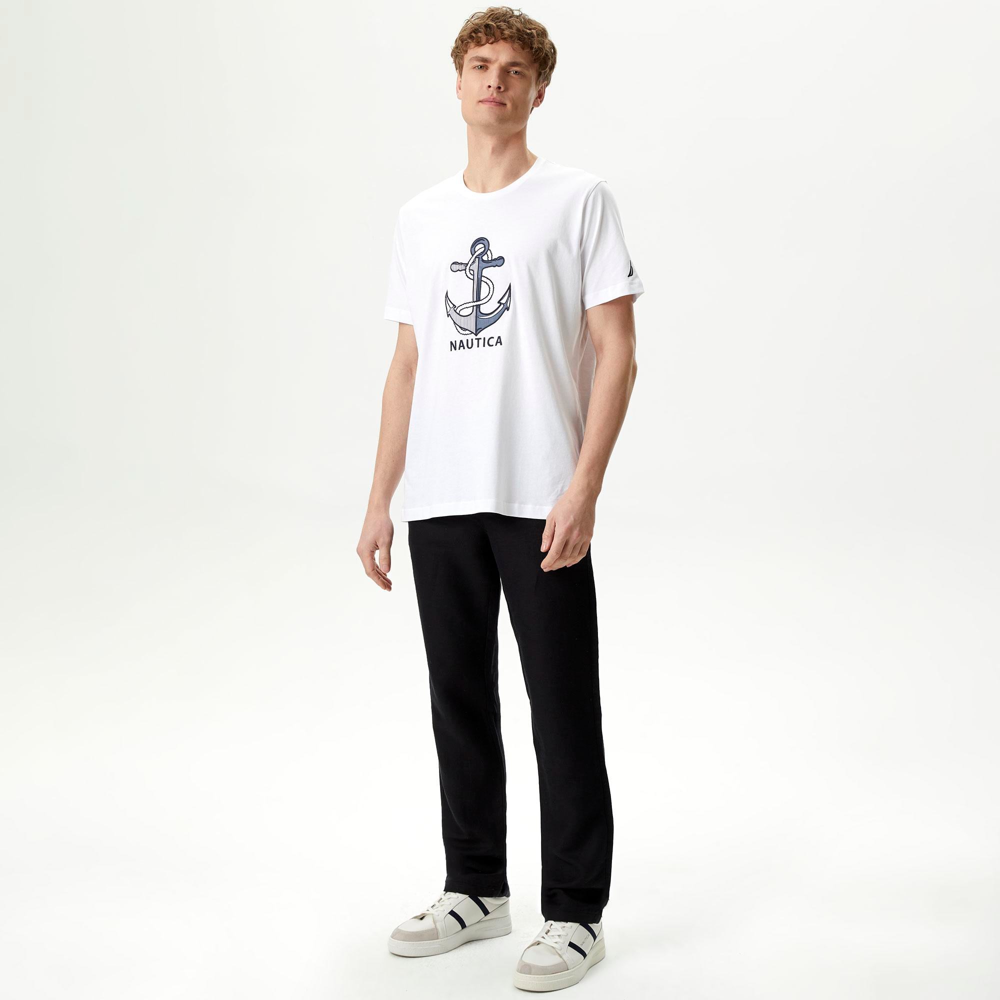 Nautica Erkek Siyah Classic Fit Pantolon