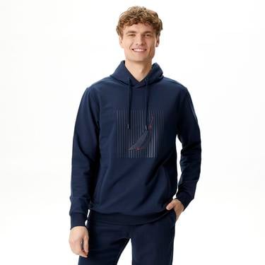  Nautica Erkek Lacivert Standart Fit Sweatshirt