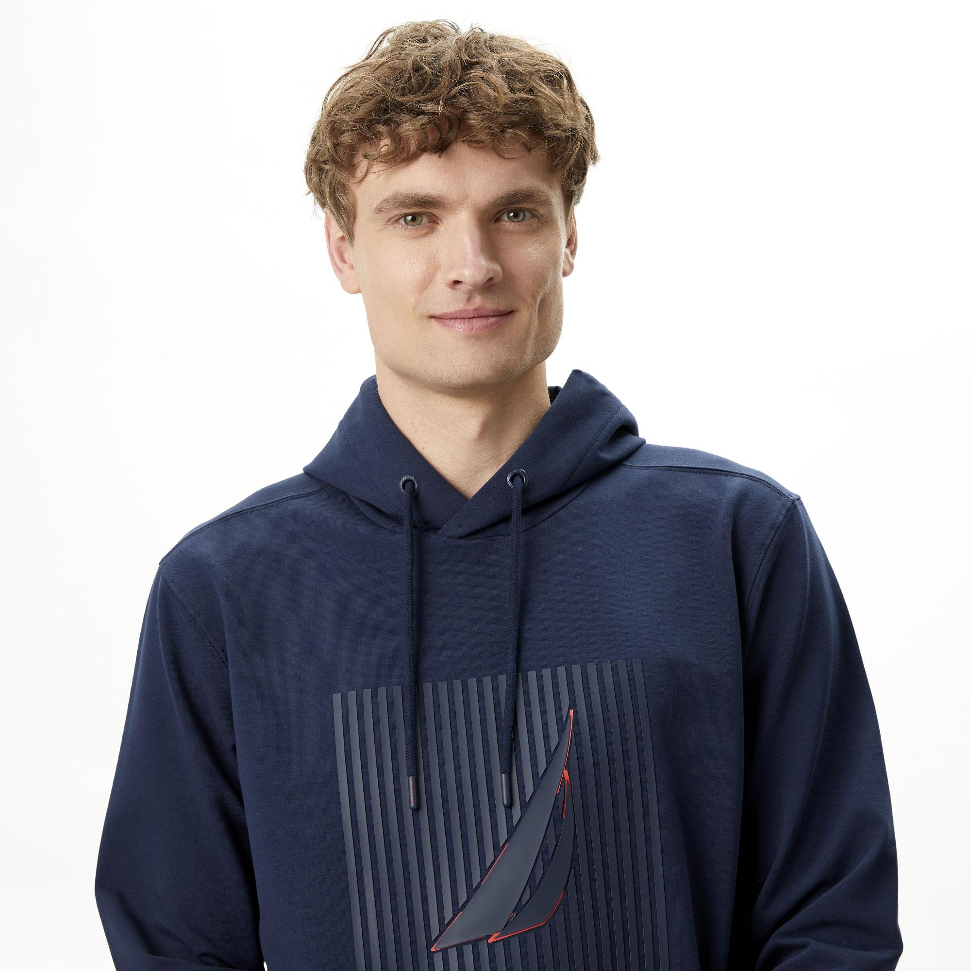 Nautica Erkek Lacivert Standart Fit Sweatshirt
