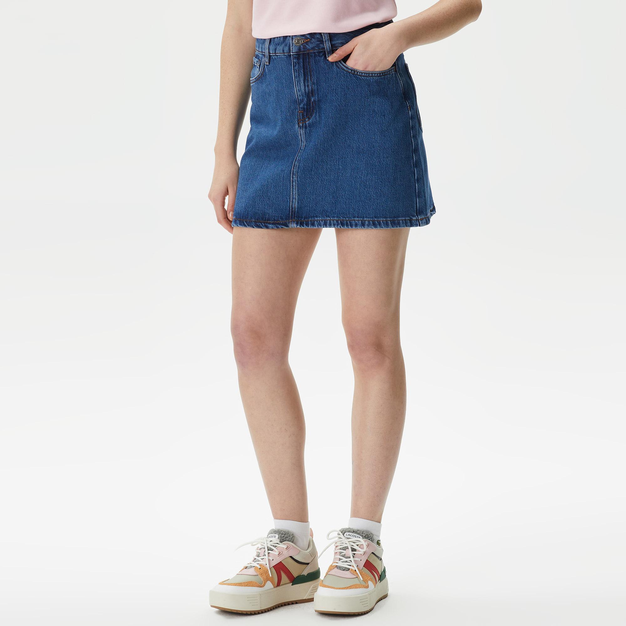 Kadın Denim Mavi Etek