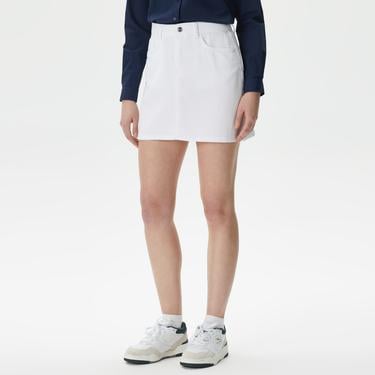  Kadın Regular Fit Beyaz Etek