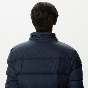  Lacoste Erkek Kapüşonlu Kapitone Lacivert Mont