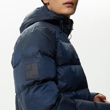  Lacoste Erkek Kapüşonlu Kapitone Lacivert Mont