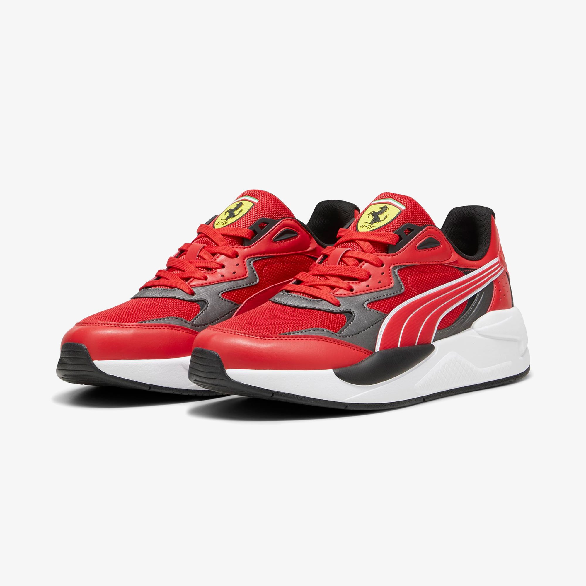 Puma Puma Ferrari X-Ray Speed Erkek Kırmızı Spor Ayakkabı Sneaker | FashFed Kırmızı - 3. görsel