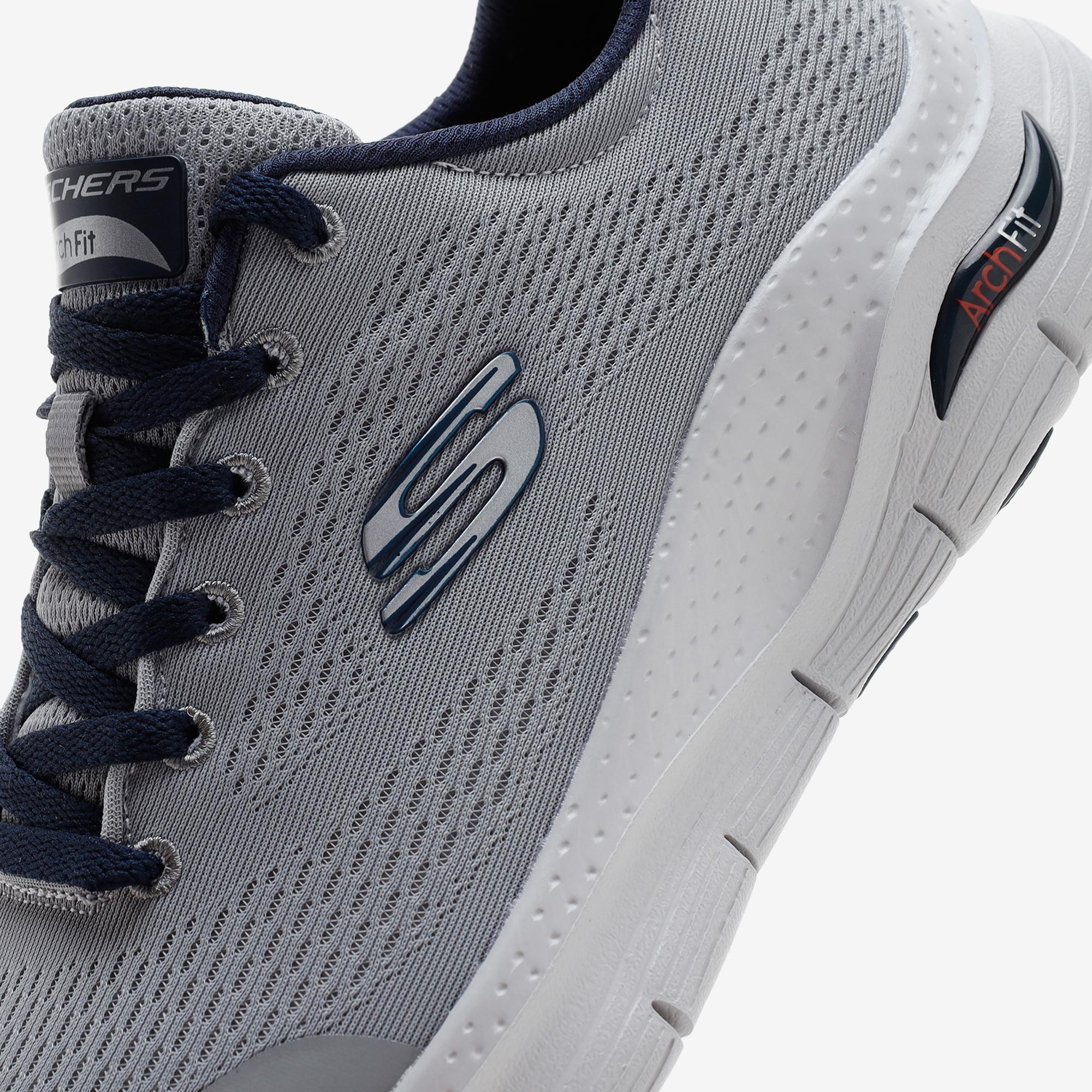 Skechers Arch Fit Erkek Gri Günlük Spor Ayakkabı
