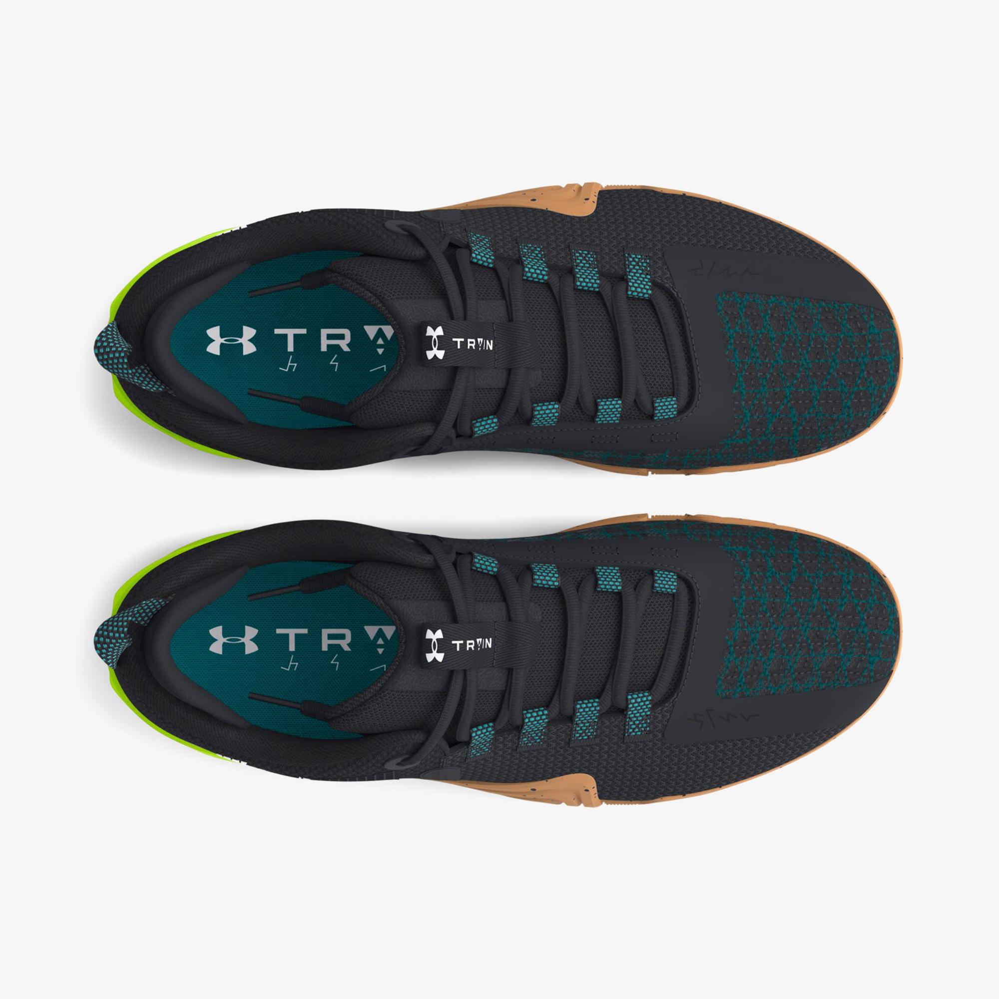 Under Armour TriBase Reign 6 Erkek Siyah Antrenman Ayakkabısı