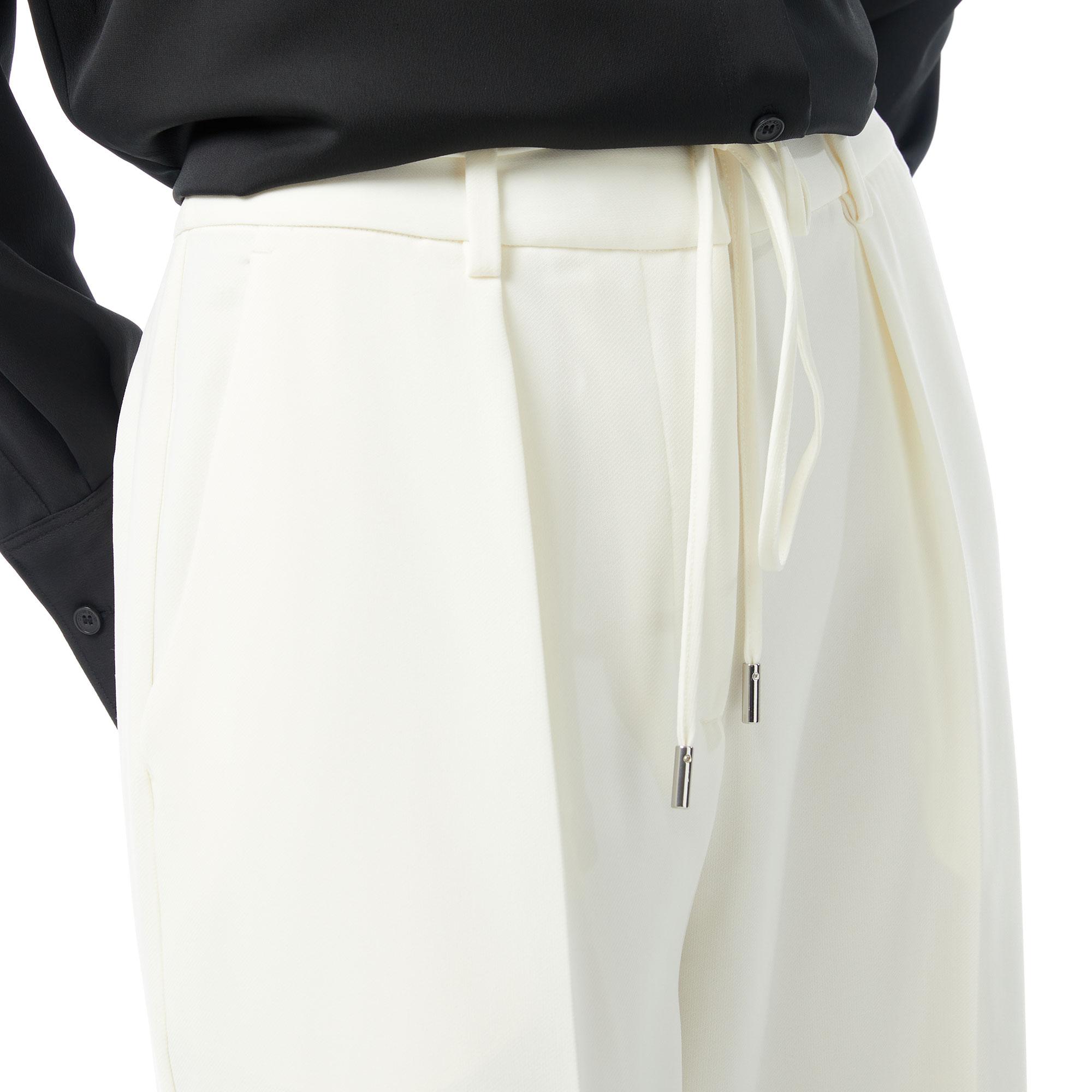 Calvin Klein Premium Essentials Kadın Beyaz Pantolon