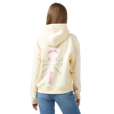  Calvin Klein Jeans Second Skin Kadın Sarı Sweatshirt