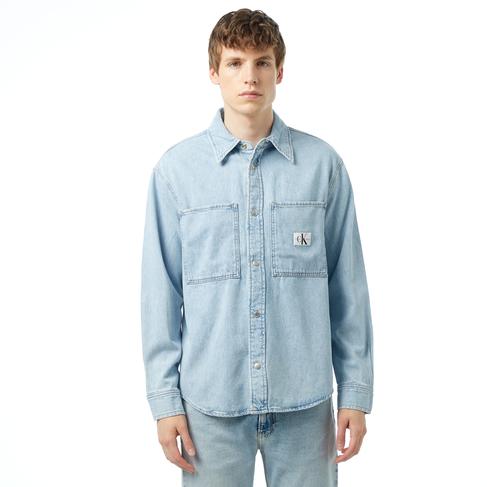  Calvin Klein Jeans Erkek Mavi Gömlek