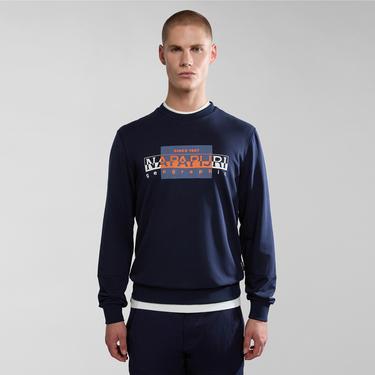  Napapijri B-Smallwood Erkek Mavi Sweatshirt