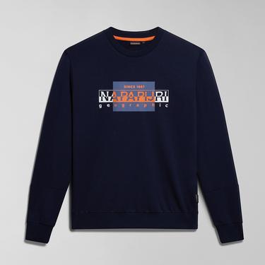 Napapijri B-Smallwood Erkek Mavi Sweatshirt