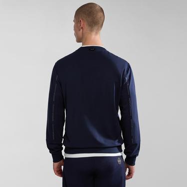  Napapijri B-Smallwood Erkek Mavi Sweatshirt