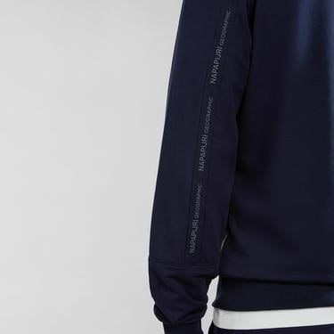 Napapijri B-Smallwood Erkek Mavi Sweatshirt