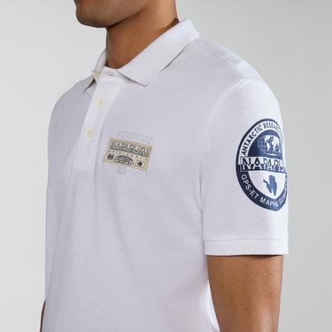  Napapijri E-Amundsen Erkek Beyaz T-Shirt