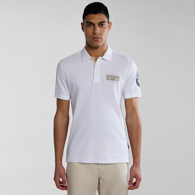  Napapijri E-Amundsen Erkek Beyaz T-Shirt