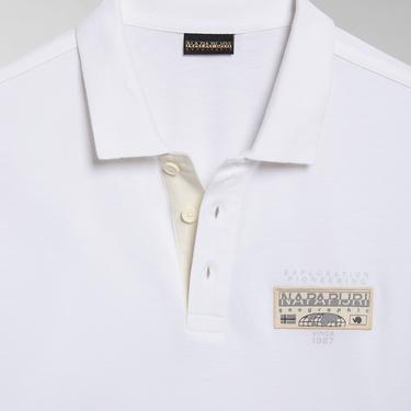  Napapijri E-Amundsen Erkek Beyaz T-Shirt