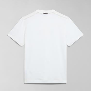  Napapijri S-Smallwood Erkek Beyaz T-Shirt
