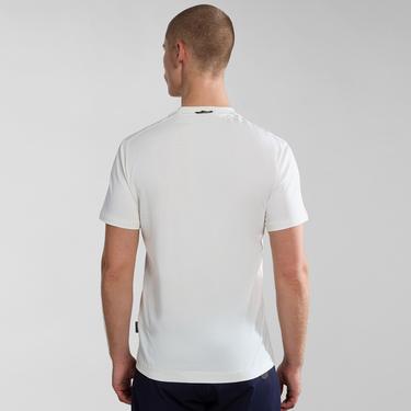  Napapijri S-Smallwood Erkek Beyaz T-Shirt