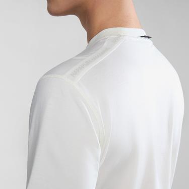  Napapijri S-Smallwood Erkek Beyaz T-Shirt